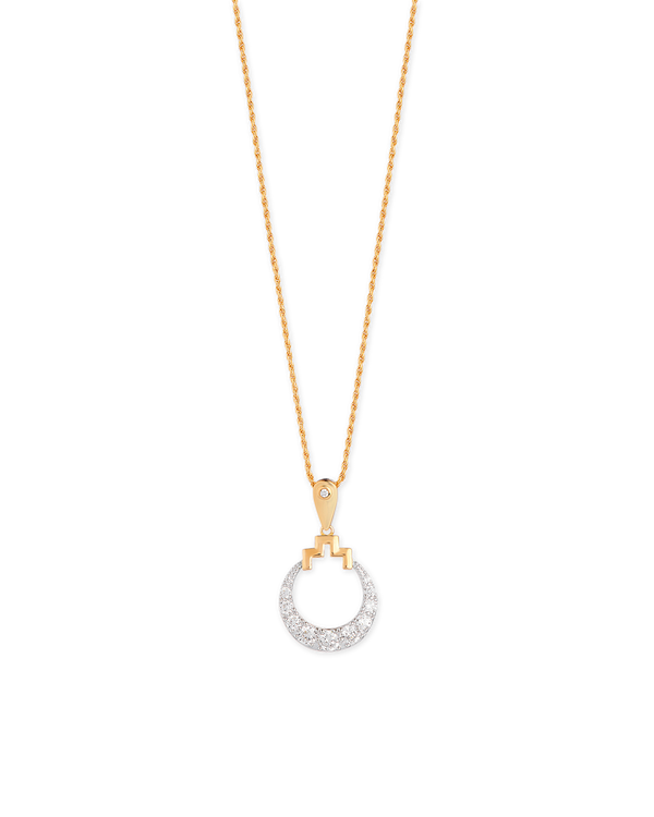 Bianca Pendant on Rope Chain