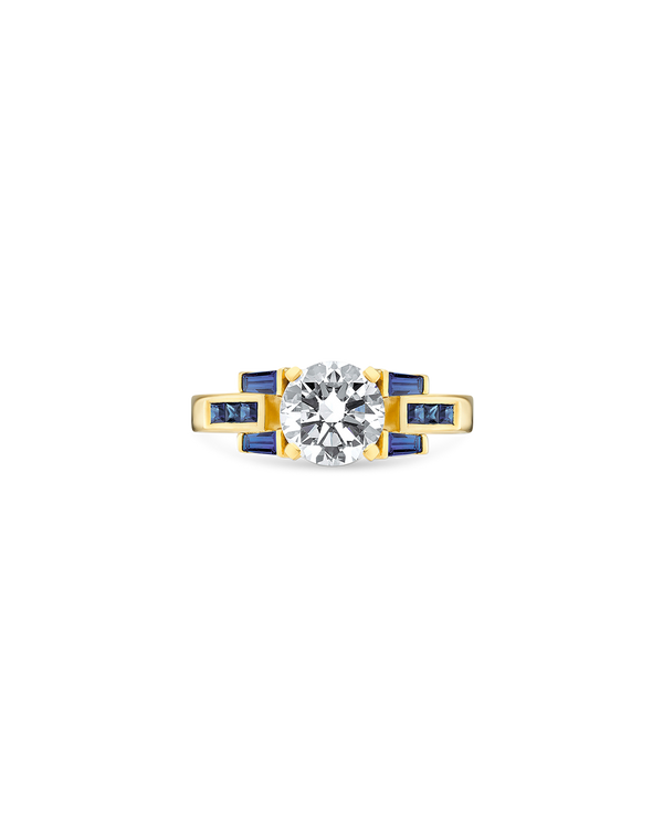 Signature Brilliant Cut Buckle Ring