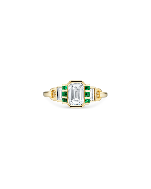 Signature Emerald Cut Geometric Ring