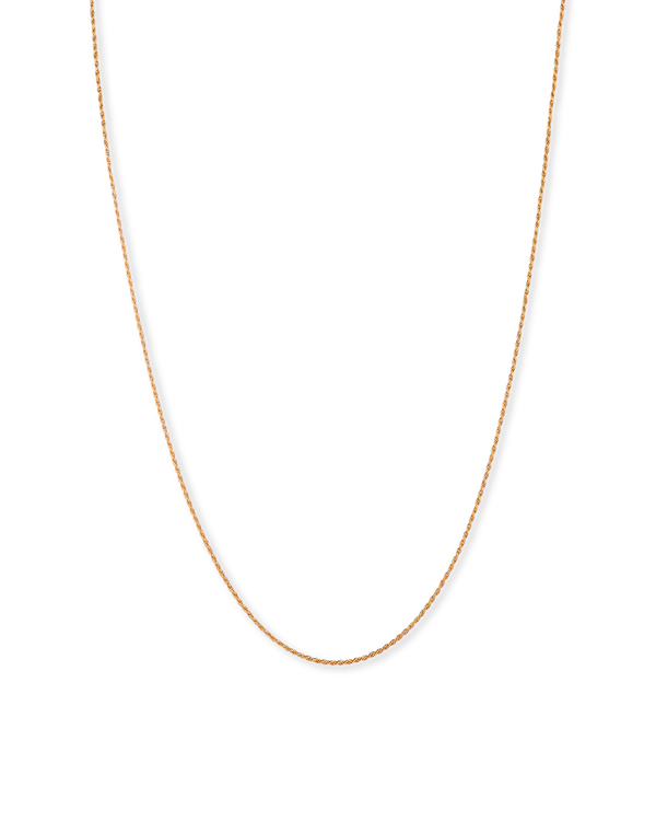 18ct. Gold plated Twisted Rope chain