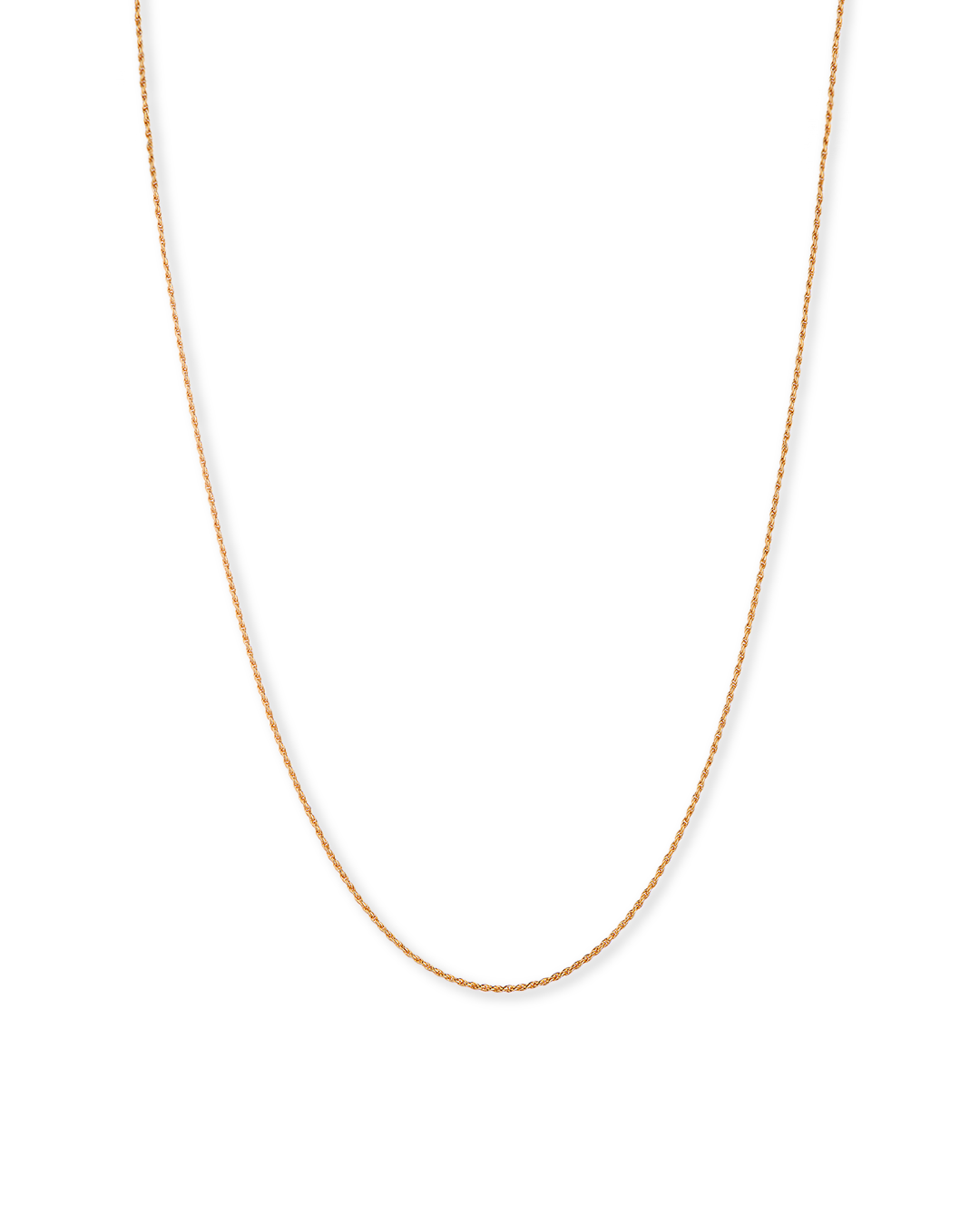 18ct. Gold plated Twisted Rope chain