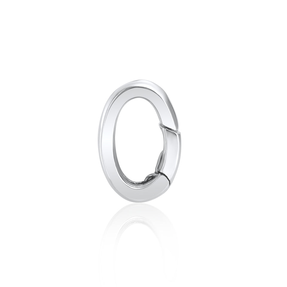 April: White Topaz Charm
