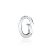April: White Topaz Charm