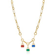 Twisted Link Vintage Charm Necklace