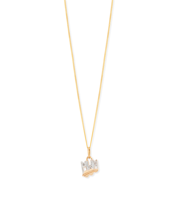 VINTAGE 9CT YELLOW GOLD MUM PENDANT