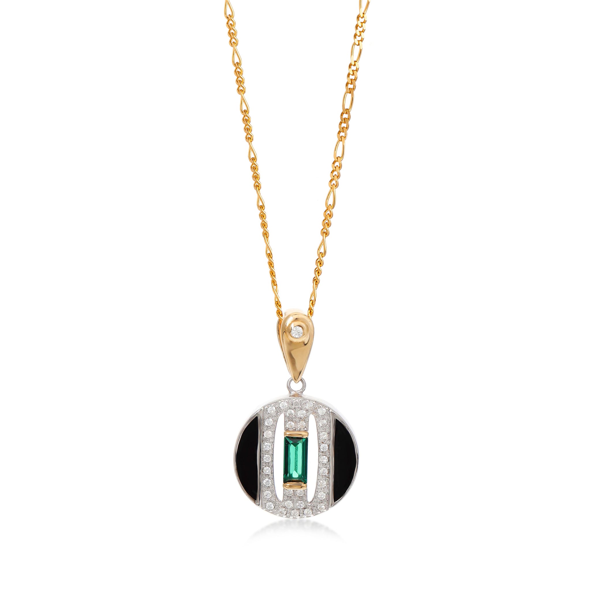 Daphne Necklace on Figaro Chain (Copy)