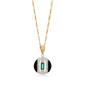 Daphne Necklace on Figaro Chain (Copy)
