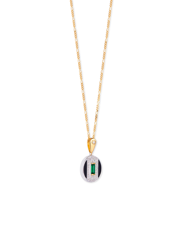 Daphne Necklace on Figaro Chain