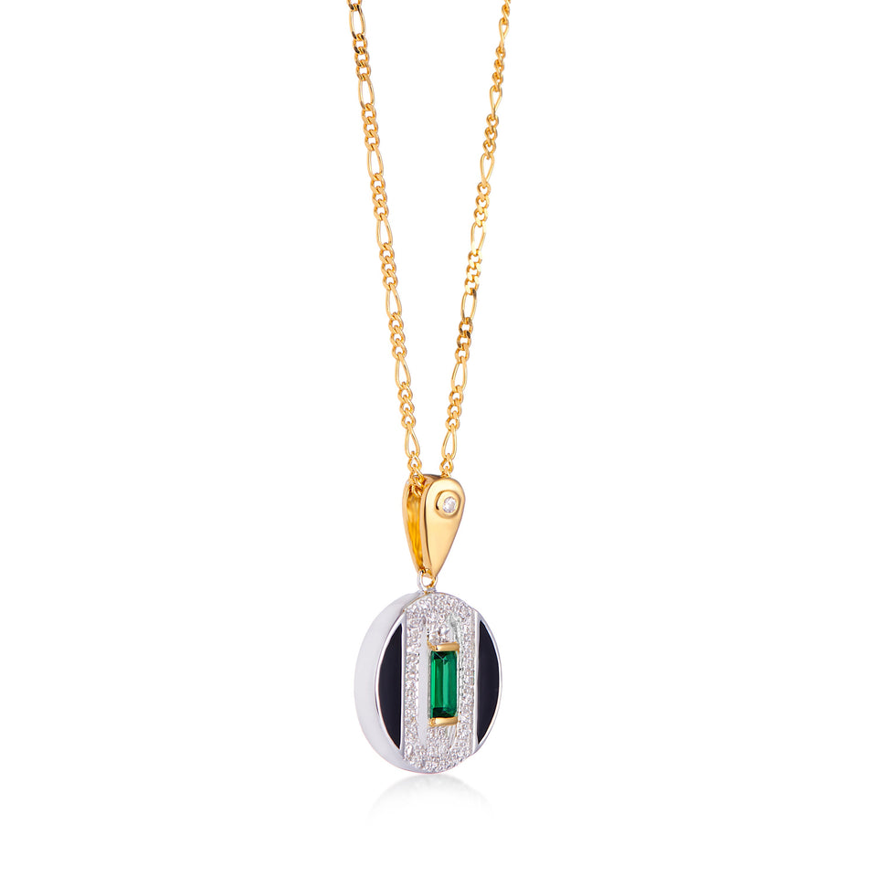 Daphne Necklace on Figaro Chain (Copy)