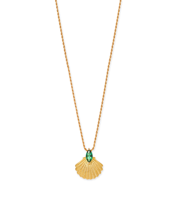 Pamela Shell Necklace on Rope Chain