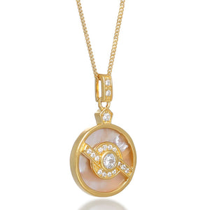 Edie Pearl Necklace (Engravable)