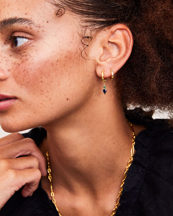 Iris Hoop Earrings