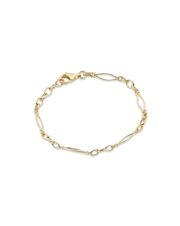 Vintage link gold chain bracelet