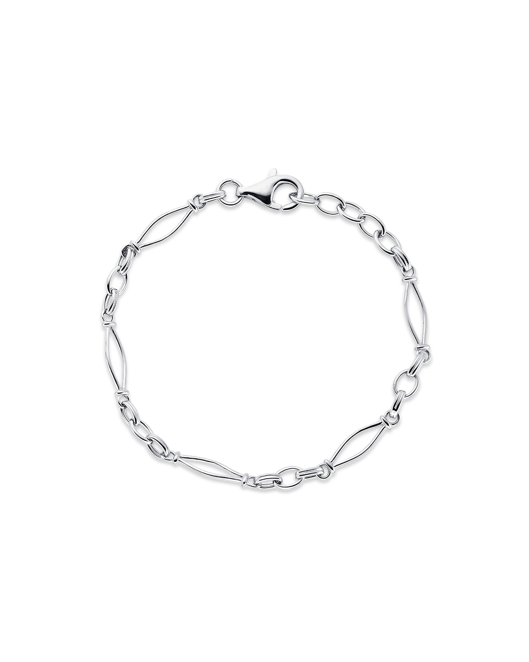 Vintage link silver chain bracelet – Laura Vann