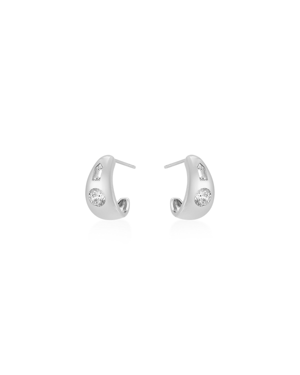 Tina Small Chubby Hoop Earrings