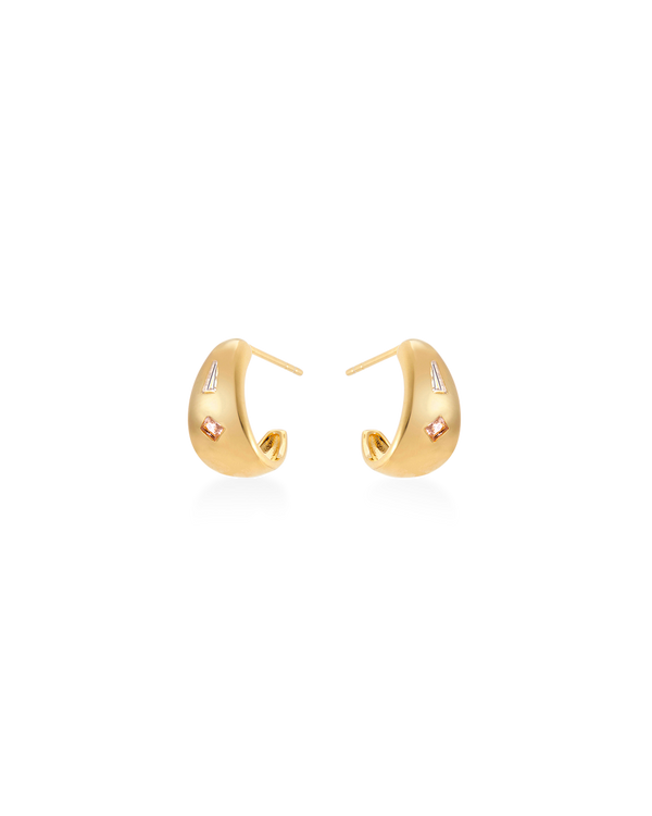 Mariah Small Chubby Hoop Earrings