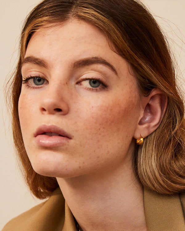 Angelina Mini Hoop Earrings