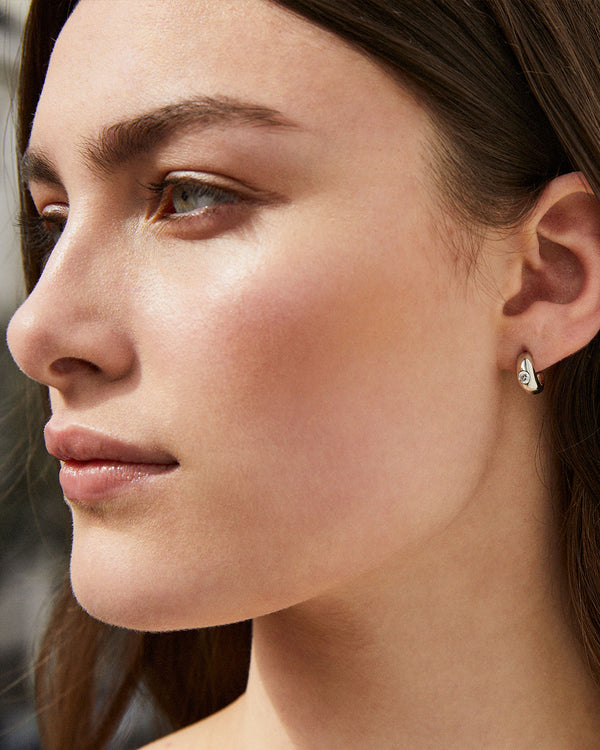 Tina Mini Chubby Hoop Earrings