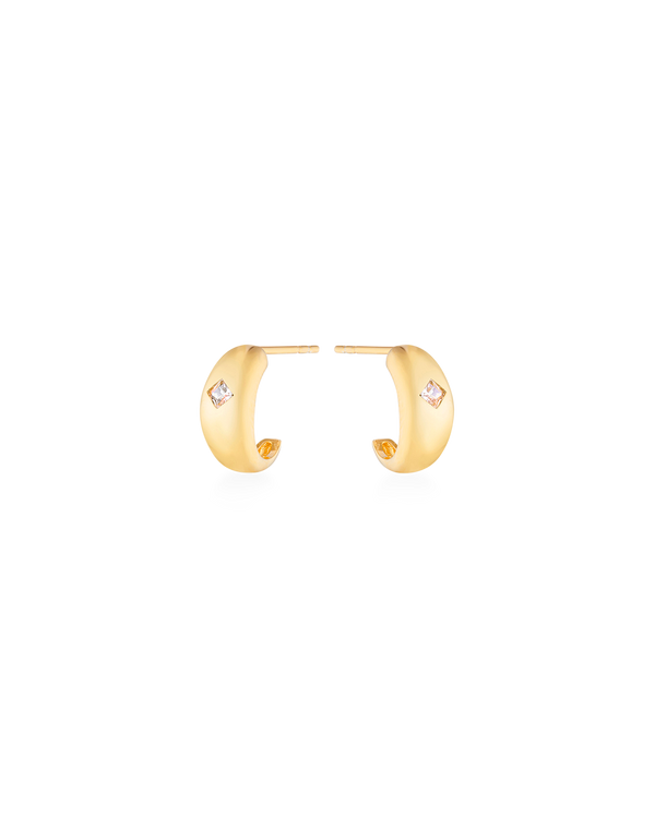 Mariah Mini Chubby Hoop Earrings