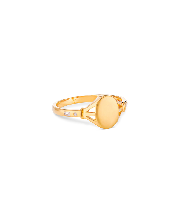 Tilly Diamond Signet Ring