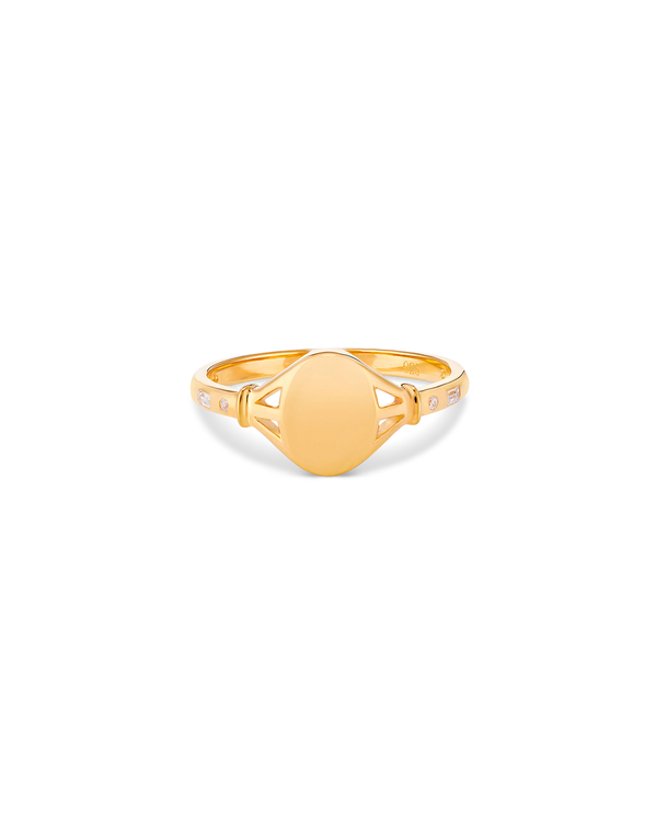 Tilly Diamond Signet Ring