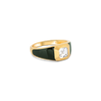 Sophie Green Enamel Signet Ring