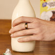 Sophie Green Enamel Signet Ring
