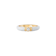 Kiki White Enamel Ring
