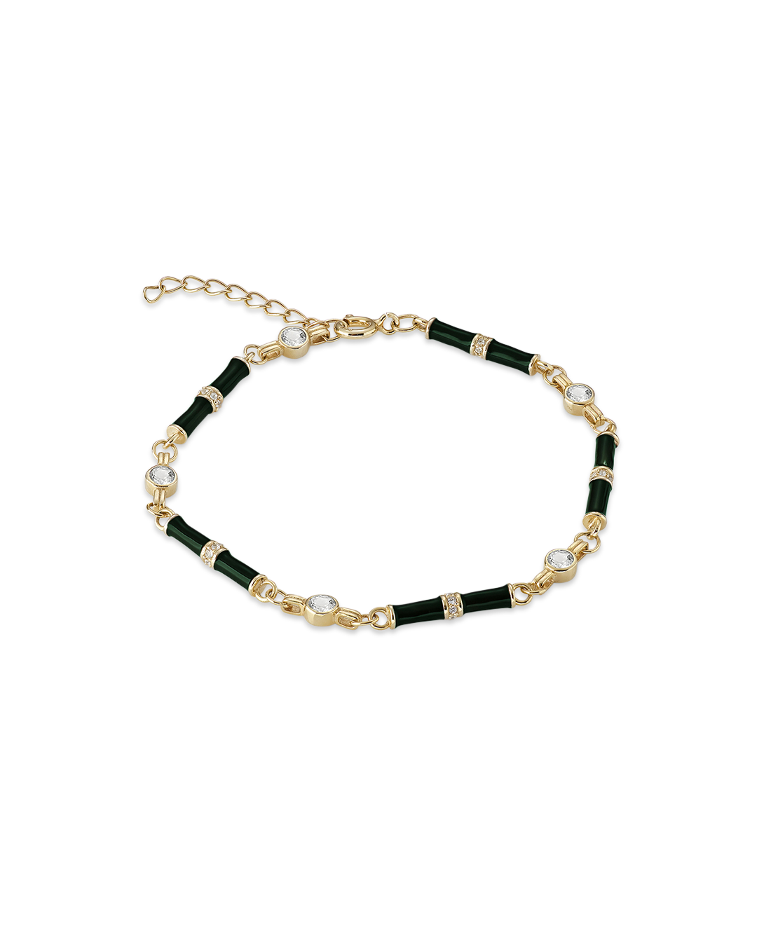 Marlowe Green Enamel Bracelet