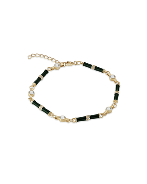 Marlowe Green Enamel Bracelet