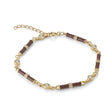 Marlowe Brown Enamel Bracelet