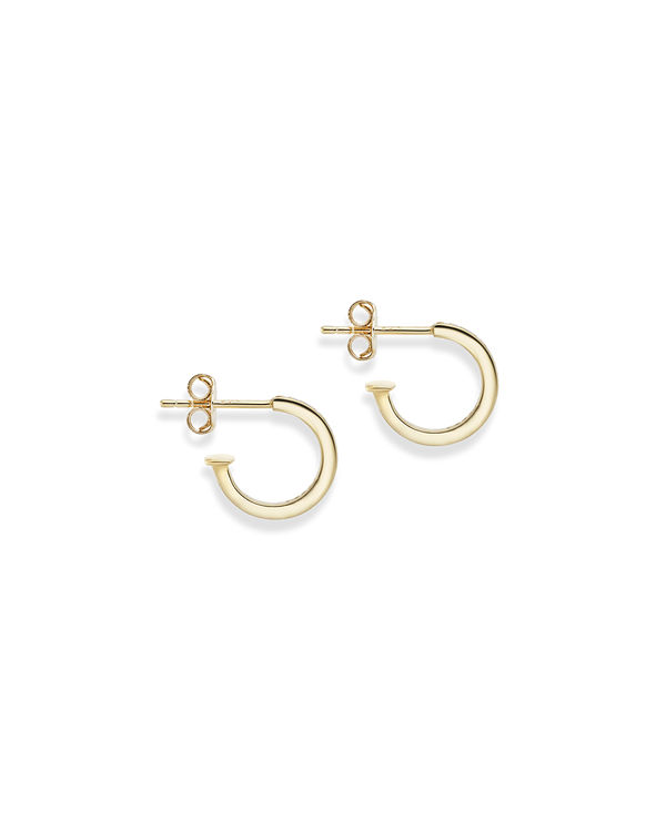 White Topaz Hoops