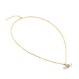 Bridget White Enamel T-Bar Necklace