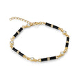 Marlowe Black Enamel Bracelet