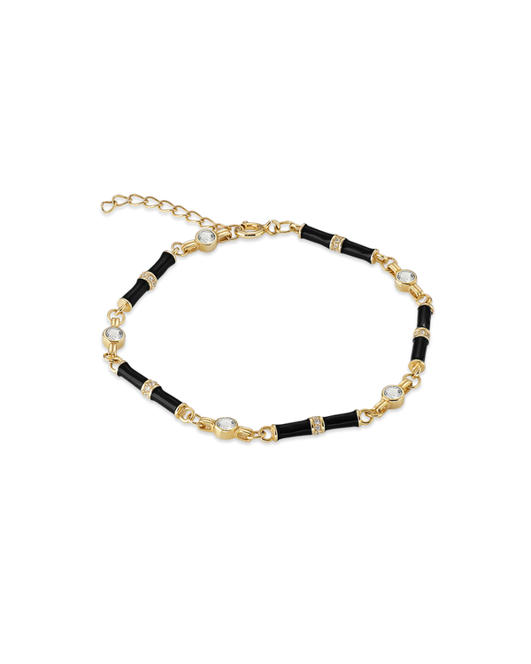 Marlowe Black Enamel Bracelet