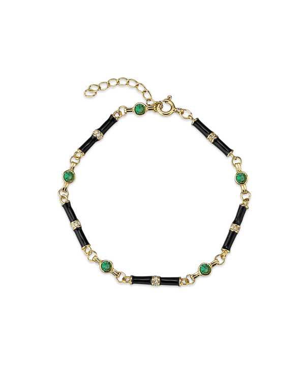 Marlowe Black Enamel Bracelet