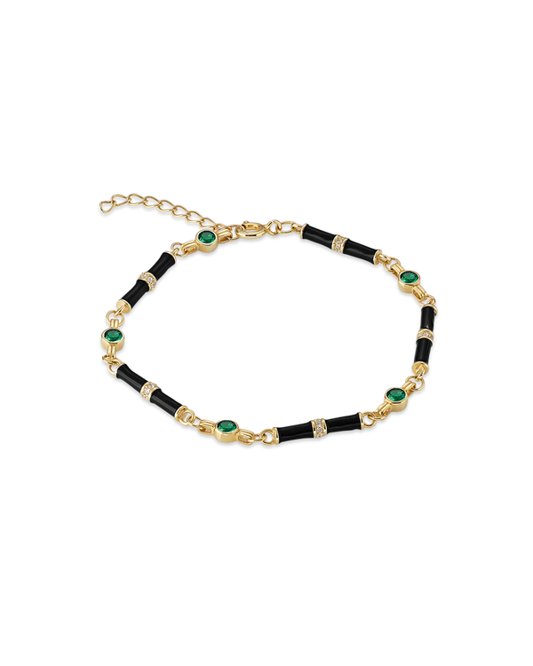 Marlowe Black Enamel Bracelet