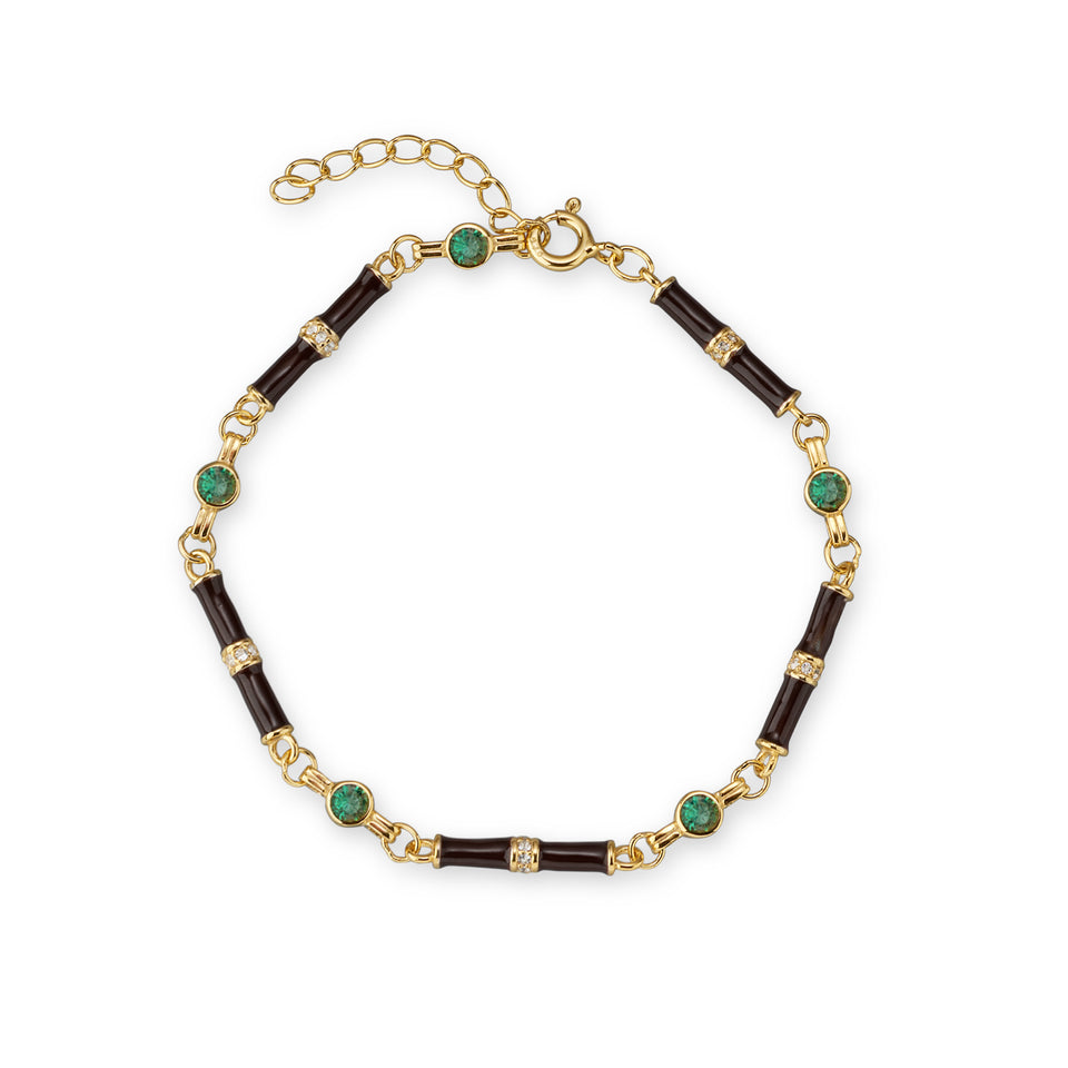 Marlowe Black Enamel Bracelet