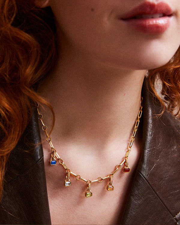 March: Blue Topaz Charm