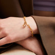 April: White Topaz Charm