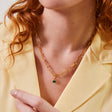 May: Green Agate Charm