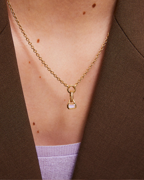 June: Moonstone Charm