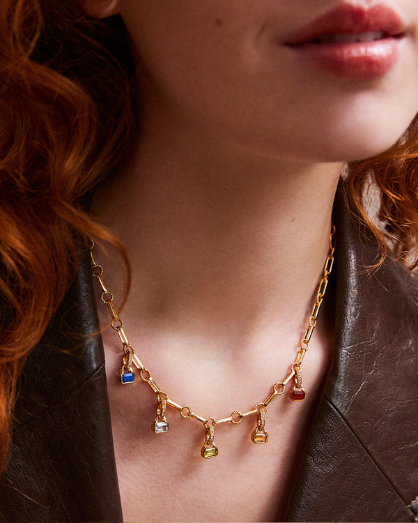 July: Red Agate Charm