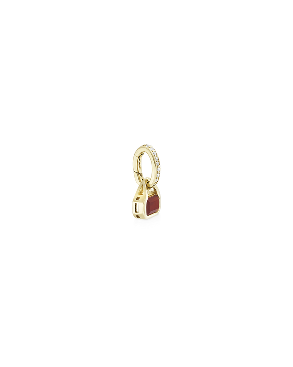 July: Red Agate Charm