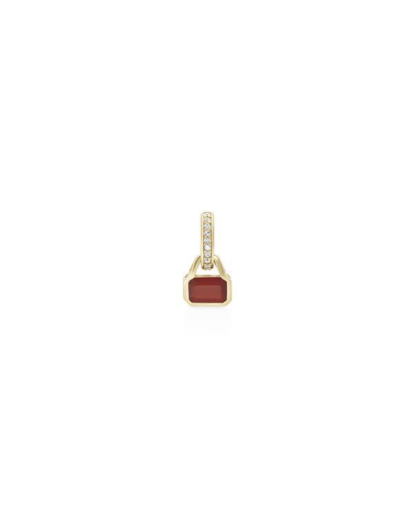 July: Red Agate Charm