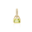 August: Peridot Charm on Carrier Chain