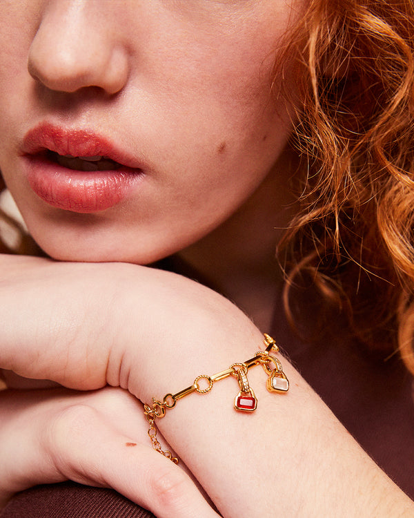 Twisted Link Vintage Chain Bracelet