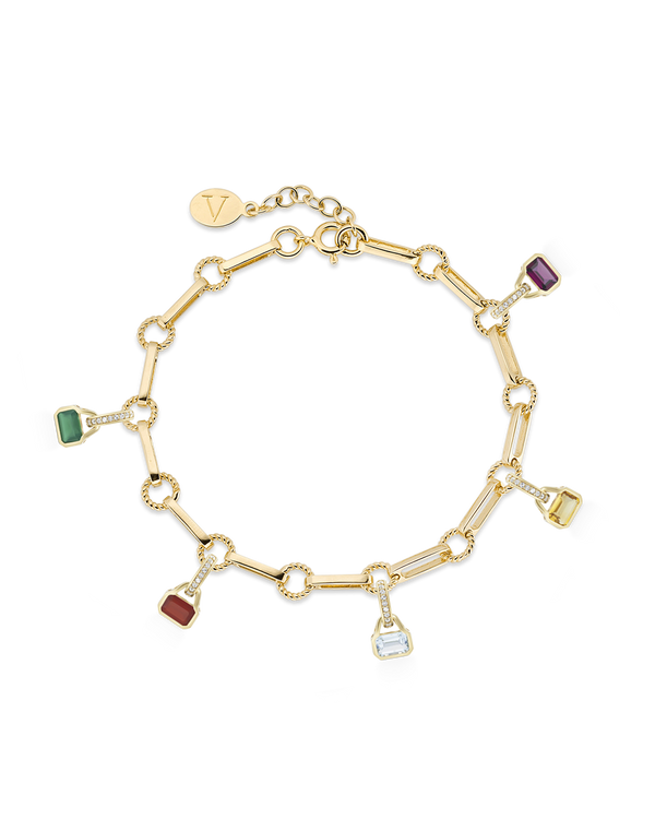 Twisted Link Vintage Chain Bracelet