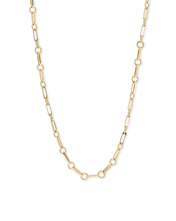 Twisted Link Vintage Charm Necklace
