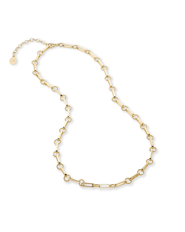 Twisted Link Vintage Charm Necklace